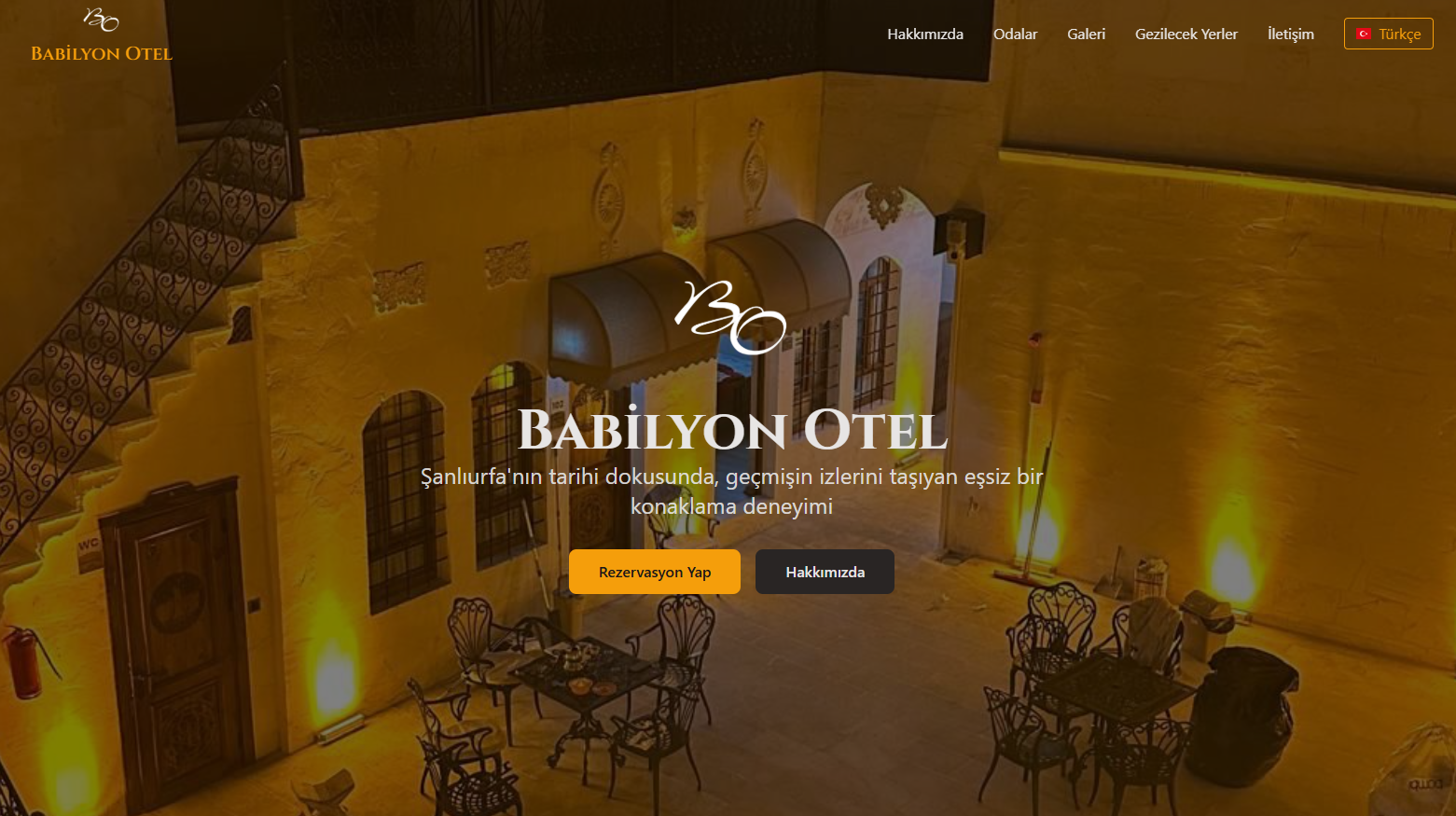 Profesyonel kurumsal web sitesi örneği